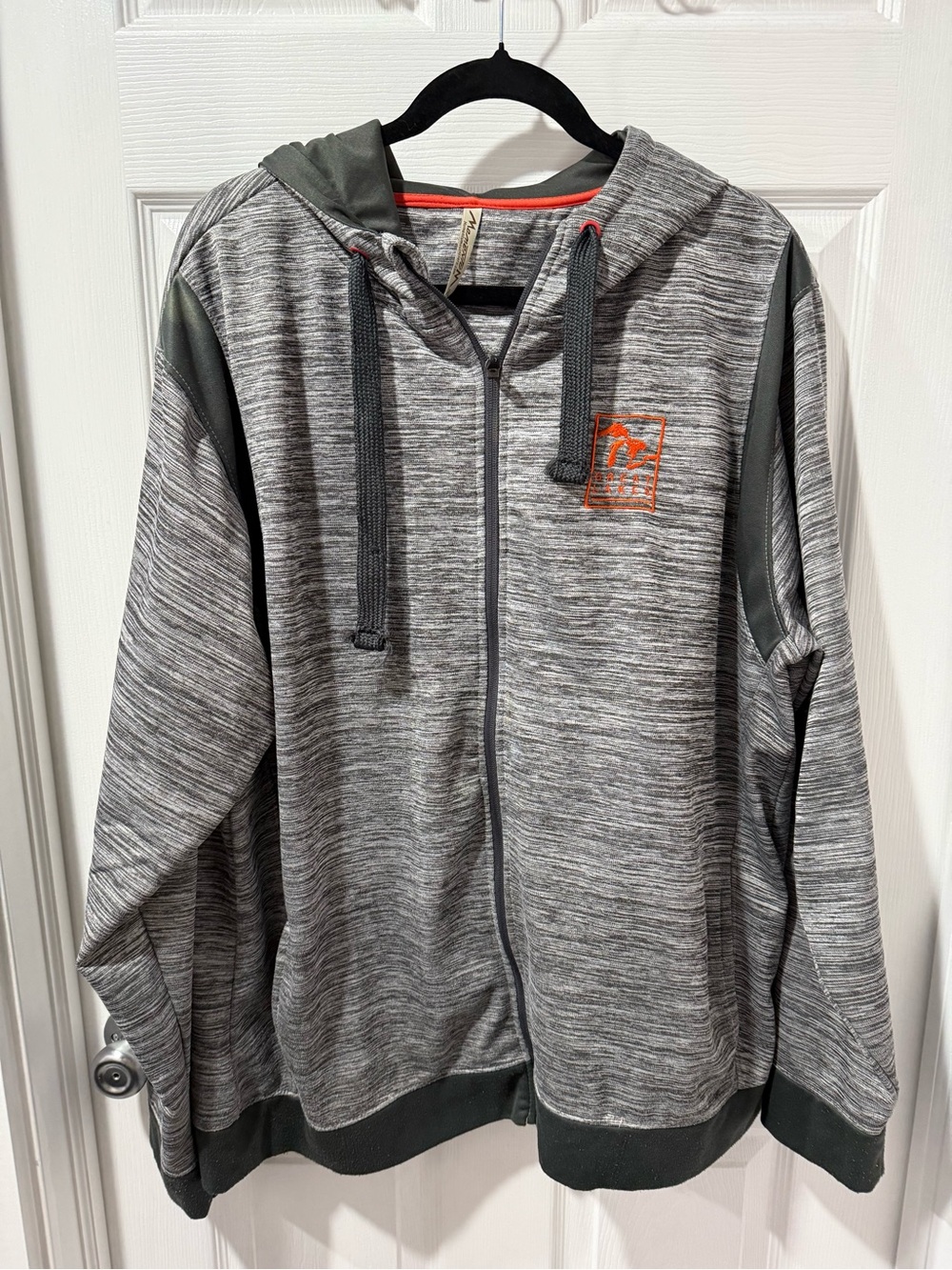 Great Lakes Embroidered Heather Gray Sweatshirt